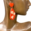 HE1468 HEART CLAY EARRINGS