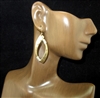 HE2190 WIRED HAMMERED ANTIQUE POST EARRINGS