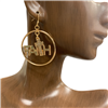 HE2803 FAITH HOOP EARRINGS