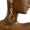 HE3472 INTERLINKED DROPS PENDANT EARRINGS