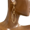 HE3597 TWISTED DROPP PENDANT EARRINGS