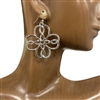 HE3607 FLOWER DANGLE EARRINGS