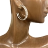 HE3755 MEDIUM OPEN HOOP EARRINGS