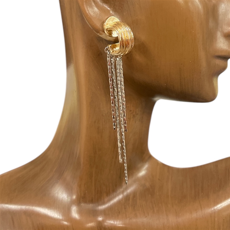 HE4059 STUD CASCADING EARRINGS