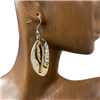 HE5918 ANTIQUE SPOON BLESSED  EARRINGS