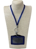 HL30RB  ROYAL BLUE BLING LANYARD ID HOLDER