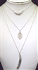 HN4281 ANTIQUE THREE LAYER NECKLACE