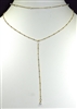 HN4287 CHAIN PEARL CHOKER NECKLACE