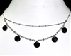 HN4364 SMALL BEADED CHAIN NECKLACE