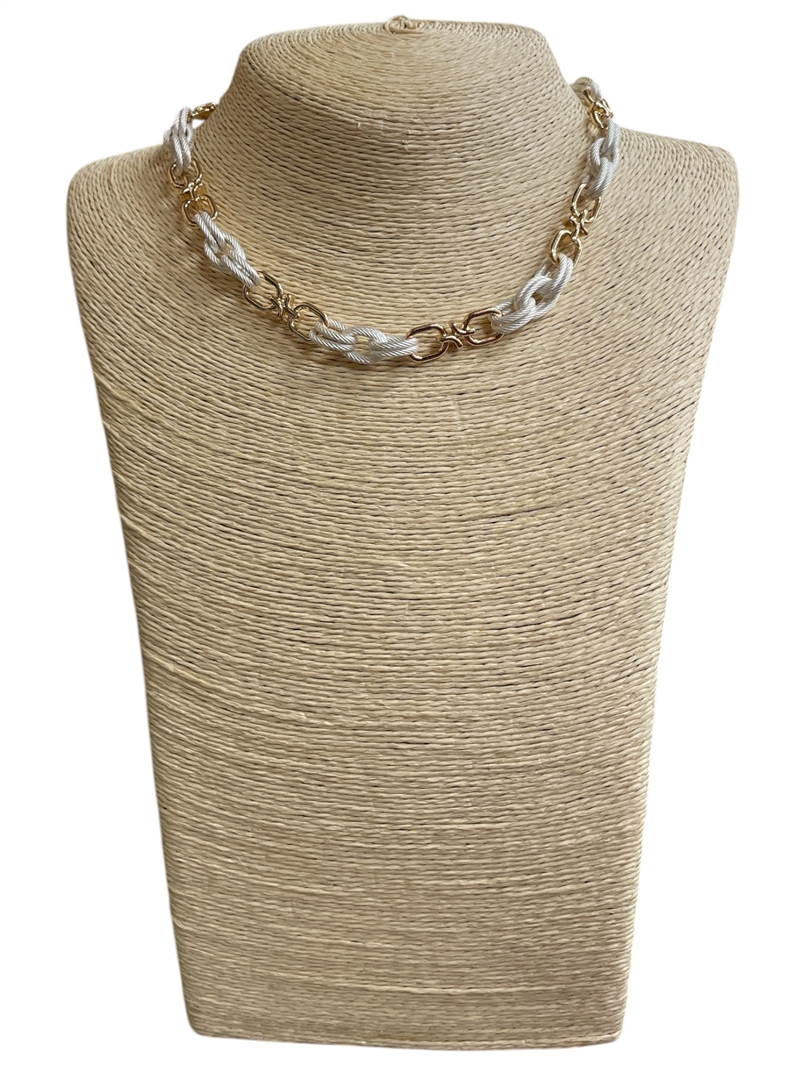HN5173 CHAIN LINK SHORT NECKLACE