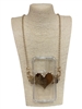 HRH01 ''60'' LONG CHAIN HEART PHONE HOLDER