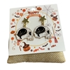 HW26   CAT IN SKULL  EARRINGS