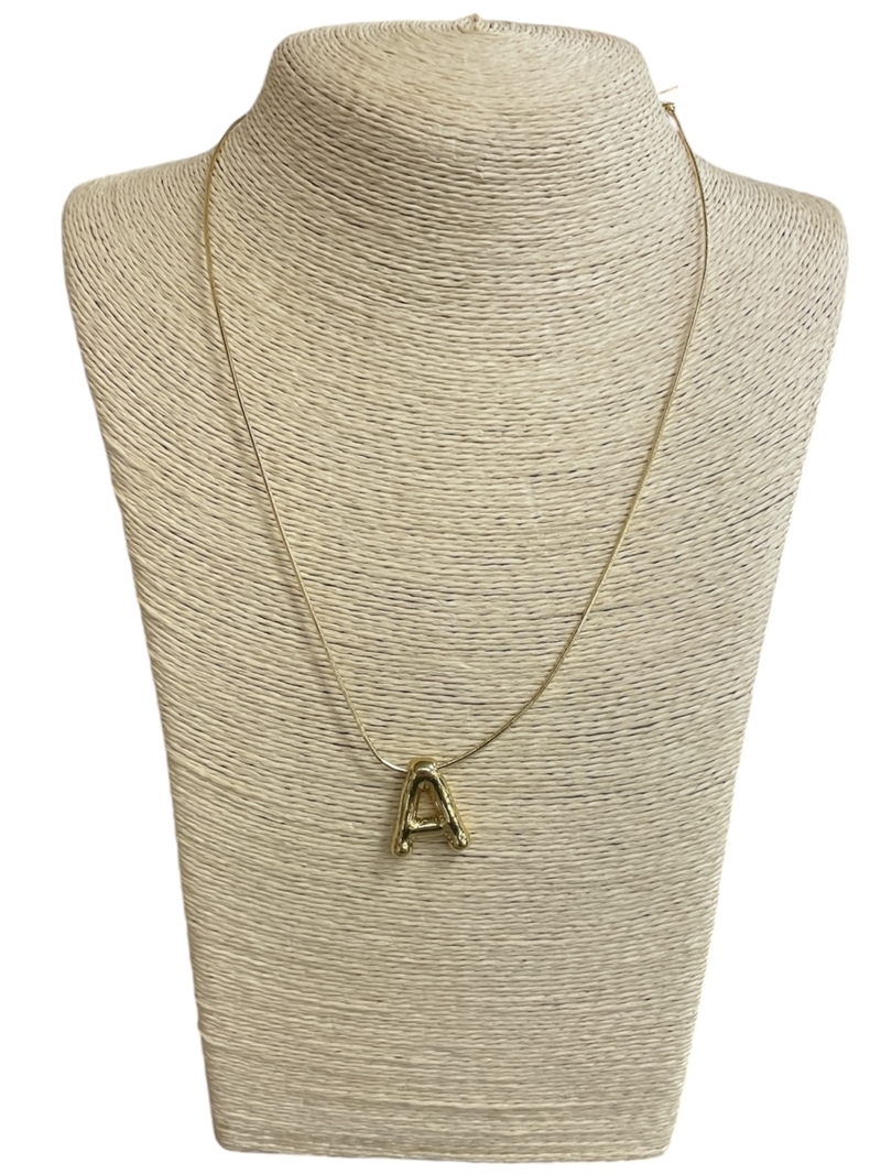 IN4A "A" SHINY NECKLACE PENDANT