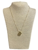 IN4B "B" SHINY NECKLACE PENDANT