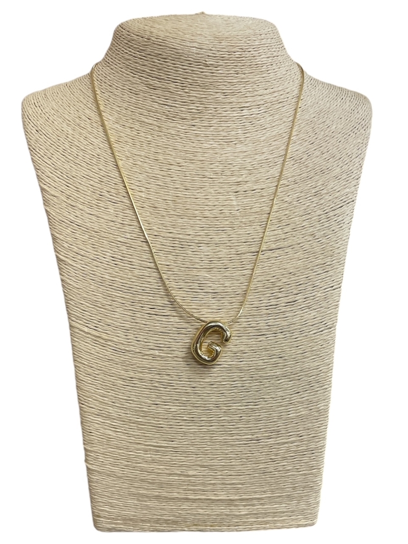 IN4G "G" SHINY NECKLACE PENDANT