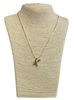 IN4K "K" SHINY INTIAL NECKLACE