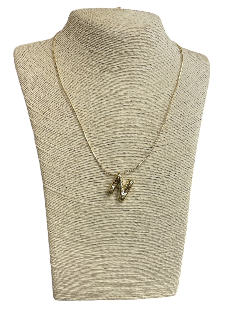 IN4N "N" SHINY INITIAL NECKLACE