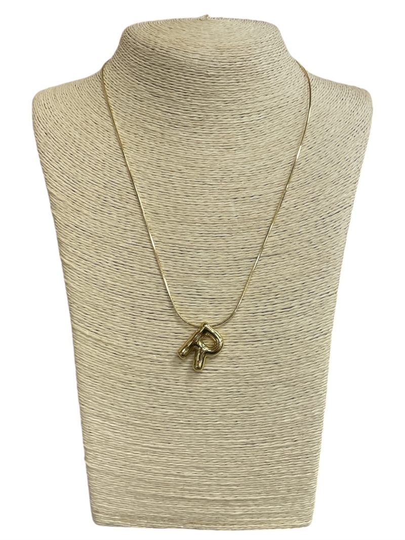 IN4R "R" SHINY INTIAL NECKLACE