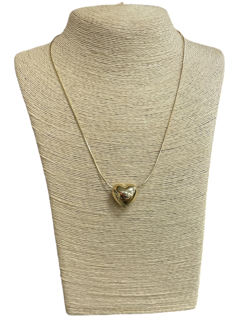 IN5SH SHINY SMALL HEART SHORT NECKLACE