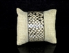 JCB1209 NATURAL SNAKE SKIN PRINT CUFF BANGLE