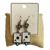 JE-1256 SPADE CARD POST DANGLE EARRINGS