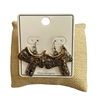JE-1273 HORSE SADDLE DANGLE EARRINGS