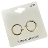 JE206 EXTRA SMALL HOOP CLIP ON EARRINGS