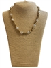 JN0649 PEARL & ACRYLIC BEADED BRACELET