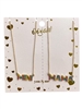 K8NS2020 GOLD MULTI MAMA & MINI DEINTY NECKLACE SET