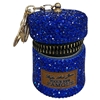 KC5001L  ROYAL BLUE MINI HANDBAG RHINESTONE KEYCHAIN