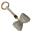 KC5011A CHUNKY AB BOW RHINESTONE PAVE KEYCHAIN