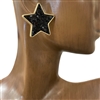 KE7592 GLITTER  SMALL STAR EARRINGS