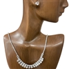 KNE7805  17'' RHINESTONE SET NECKLACE