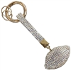 LP0809 SILVER RHINESTONE LIPS KEYCHAIN