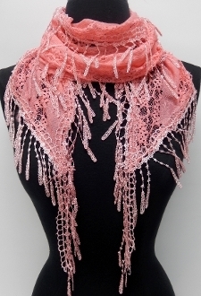 LS-003 CORAL SCARF