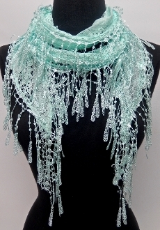 LS-007 LIGHT BLUE SCARF