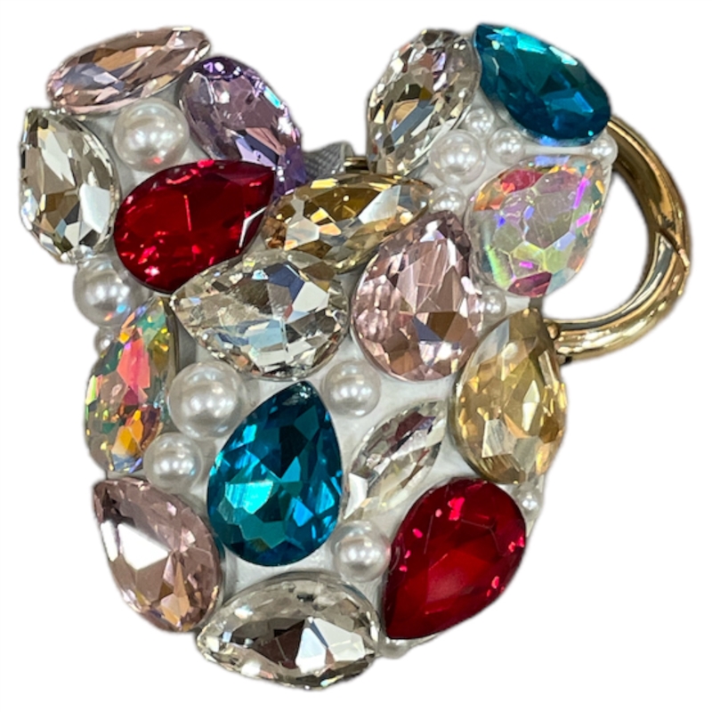 M13M  MULTI COLOR MICKEY HEAD  KEYCHAIN