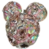 M13PN  PINK MICKEY HEAD  KEYCHAIN