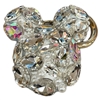 M13SLV  SILVER AB  MICKEY HEAD KEYCHAIN