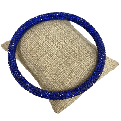 MB01 ROYAL BLUE RHINESTONE BANGLE