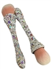 MB02  CRYSTAL SILVER-AB RHINESTONES MAKE UP BRUSH