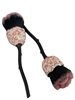 MB03 PINK-MULTI RHINESTONES MAKE UP BRUSH