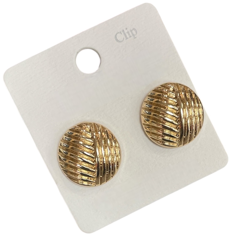 MCE-11 CIRCULAR SHELL EARRINGS