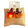 ME10990 LIGHT-UP PUMPKIN EARRINGS