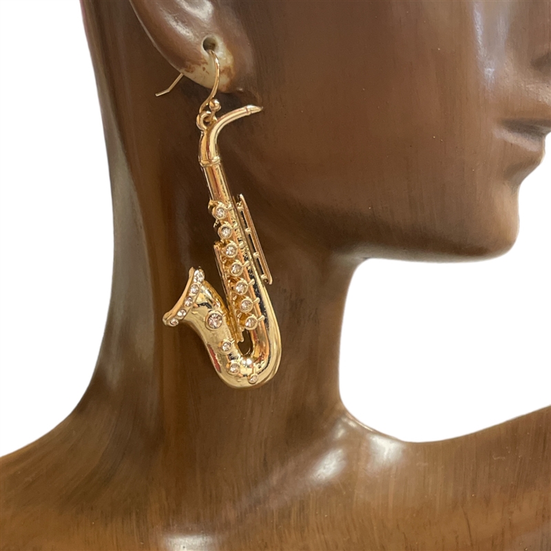 ME11185 SAXOPHONE EARRING