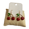 ME11439 CHERRY DANGLE EARRINGS
