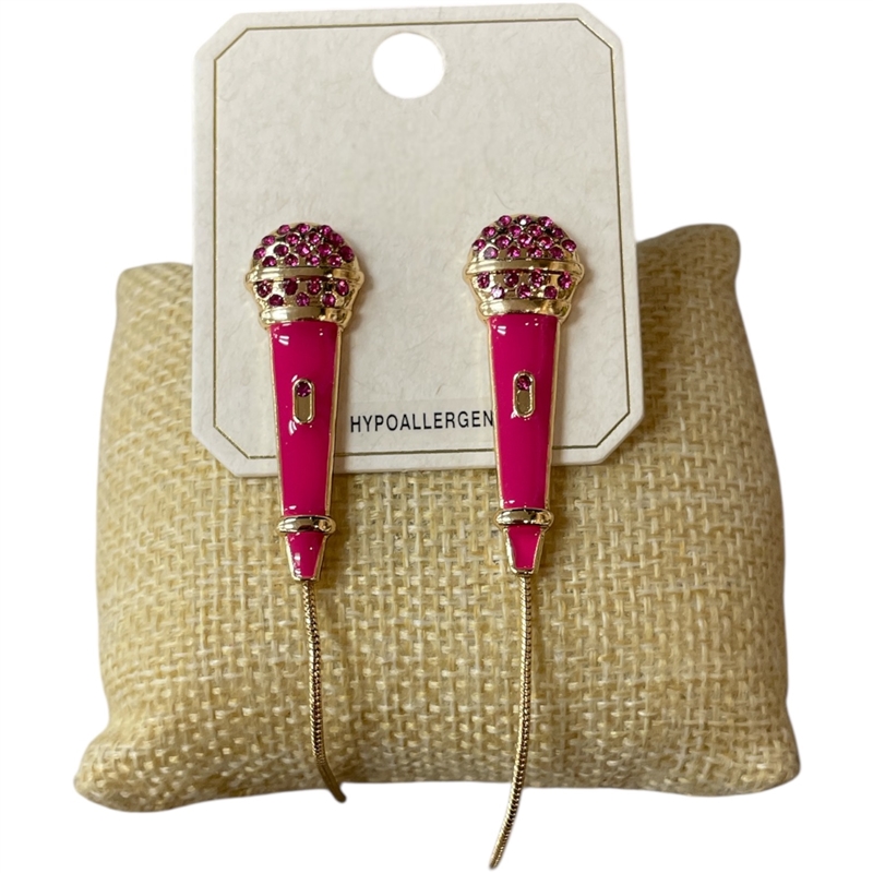 ME21229  MICROPHONE EARRINGS