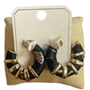 ME21652 SCARF OPEN HOOP EARRINGS