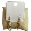 ME21868 DANGLE CROCODILE EARRINGS