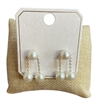 ME21885 PEARL DROP STUD EARRINGS